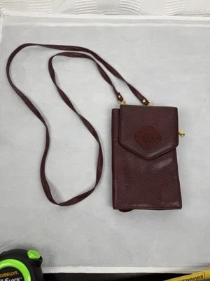 Bolsa carteira ROLF crossover couro marrom alça destacável bolso para telefone - Imagem 1 de 4