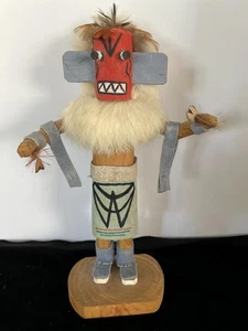 Native American Kachina Doll Figure Hand Crafted 10” Tall - Picture 1 of 8