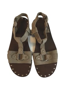Bally Lurago Gladiator Sandals Men’s Size 9 Suede  - Picture 1 of 11