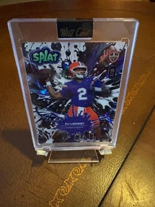 Tarjeta comodín Splat Football DJ 2025 Lagway azul cubierta #D 7/10 Gators - Imagen 1 de 2