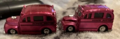 Loose Hot Wheels School Busted 2009 Classics Series 5 Chase X2 rosa claro y oscuro Foto 1 de 3