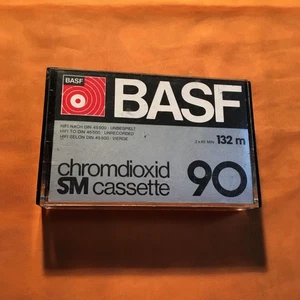 BASF chromdioxid SM 90 Cassette,IEC II/High Position,sehr guter Zustand,1976 - Picture 1 of 6