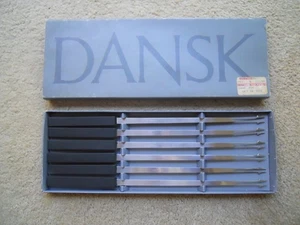 Set Of 6 MCM Dansk Designs Fondue Forks Style 05024 - Picture 1 of 4