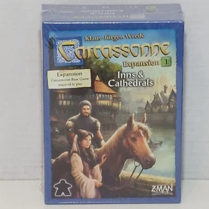 Carcassonne Inns & Cathedrals Expansion 1 Board Game Z-Man Games ZM7811 Sealed - Picture 1 of 11