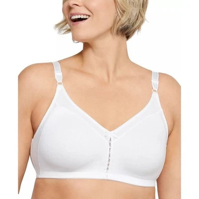 Bali Double Support Cotton Wireless Bra Size 38DD Cool Comfort 3036 Seamless NWT - Image 1 of 4