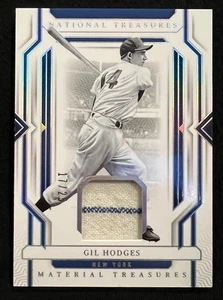 2024 Panini National Treasures Baseball GIL HODGES Worn Patch NEW YORK /25 - Picture 1 of 2