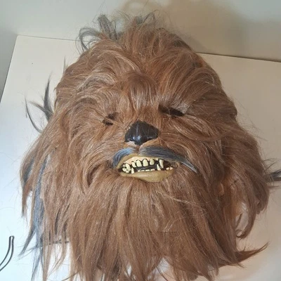 Máscara Chewbacca Vintage Star Wars Tamaño Completo Rubies Costume Co.  Foto 1 de 4