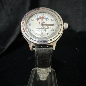 Vintage Vostok Amfibian Komandirskie 2414 Military Russian Watch - Picture 1 of 11
