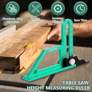Aluminum Alloy Table Saw Height Measuring Ruler Double Scale Table Saw sdSAj - Picture 1 of 11