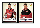 Autogrammkartensatz Bayer Leverkusen 2007-08 8 Karten Original Sign(2512)