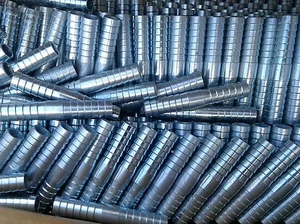 1/2" Zinc Plated Steel Hose Mender Hose x Hose Barb Shank Coupler Fitting - Picture 1 of 2