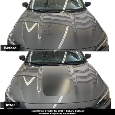 CRUX MOTORSPORTS HOOD STRIPE OVERLAY FOR 20-25 SUBARU OUTBACK - Image 1 of 3