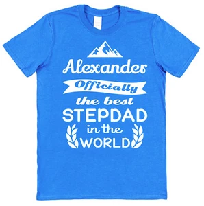 Camiseta Personalizada Oficialmente La Mejor Stepdad Regalo para Stepdad Idea de Regalo - Imagen 1 de 7