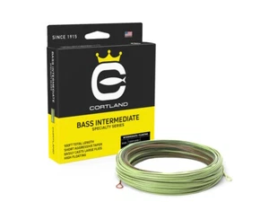 NUEVO Cortland Bass Intermedio 100 ft Alto Flotante Fly Line - Imagen 1 de 1