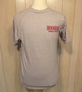 NCAA Indiana Hoosiers kurzärmeliges Herren-T-Shirt grau Größe M NEU - Bild 1 von 5