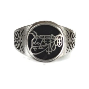 #26 Bune ring from The Lesser Key of Solomon Goetia 72 Demons + Optional pendant - Picture 1 of 10