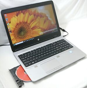 Laptop SSD HP Intel Core i5 8GB 15.6 Windows 11 10 Pro Webcam DVDRW WiFi ProBook