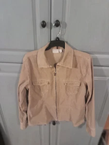 Sonoma Jacket Tan Corduroy Women's Size XL EUC - Picture 1 of 6