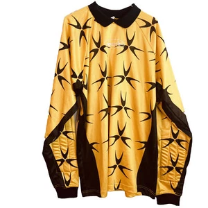 Reush Mens Soccer Jersey Size UXL, Pit to pPit 23, Length 33, Yellow Black - Picture 1 of 8
