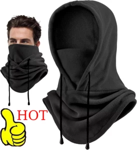 Winter Fleece Thermal Windproof Mask Balaclava Ski Full Face Mask for Men Women - Picture 1 of 10