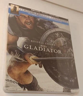 Gladiator Steelbook (4K)-with Mini Poster-NEW-Box Shipping with Tracking - Image 1 of 4