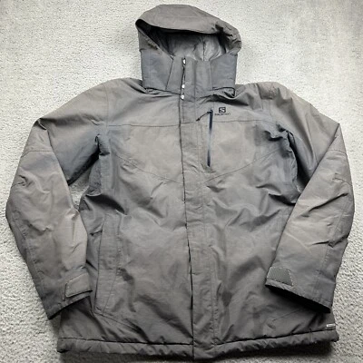 Chaqueta Salomon Para Hombre Extra Grande Gris Fantasía Piel Avanzada Seco Esquí Snowboard Foto 1 de 4