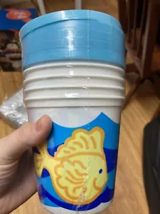 set of 4 goldfish theme 1 quart containers with lids NEW - Picture 1 of 1