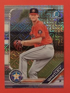2019 Bowman Chrome #BCP-52 FORREST WHITLEY MOJO Refractor Houston Astros PERFECT