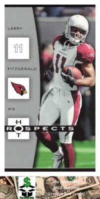 2006 Fleer Hot Prospects #2 Larry Fitzgerald - Arizona Cardinals - Image 1 of 2