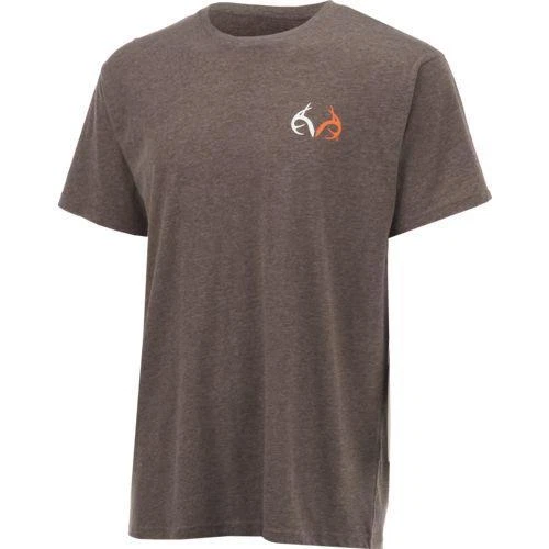 New Realtree Outfitters Men's Orange 8 pt Antler  Logo Shirt Size Large  S18 - Image 1 of 1