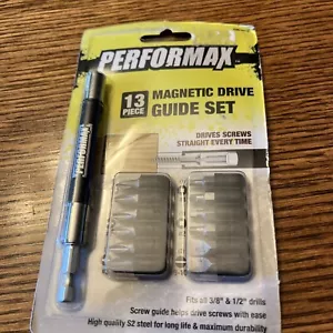New Performax 13 piece Magnetic Driver Bit Set Phillips Square Slot - Picture 1 of 2