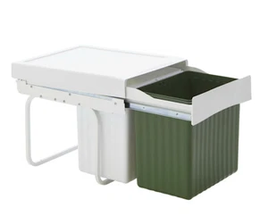 WESCO Abfallsorter 32 (2x16) Liter MASTER BOY 40 DT ab 40 cm Schrankbreite - Bild 1 von 2