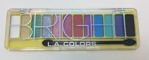 L.A. Colors Bright Eye Shadow Palette, 0.3 Oz, 12 Colors - Picture 1 of 2