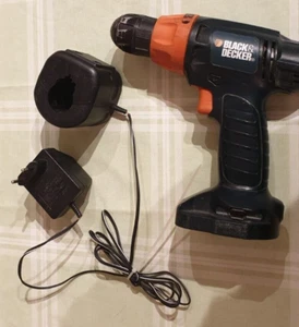 Akkuschrauber Black & Decker CD12C, 10mm, 12V, Typ 1, oh. Akku, Kabel beschädigt - Bild 1 von 6