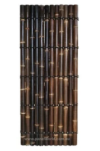 BAMBOO FENCE PANEL, FENCING, BROWN SCREEN - 2.4mx1.0m - Picture 1 of 5