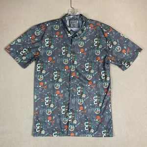 Marvel Shirt Mens Small Multicolor LootWear Original Hawaiian Aloha Adult - Picture 1 of 8