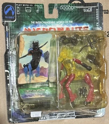 Palisades Micronauts Centaurus Gladiator Yellow Red LIMITED 2003 RARE NEW *READ* - Image 1 of 4