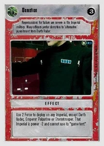 Star Wars CCG WB Premiere Unlimited Demotion x3 - Picture 1 of 1