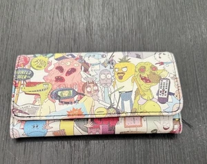 Portafoglio Rick And Morty con stampa all-over 6,25” X 3,5” - Foto 1 di 7