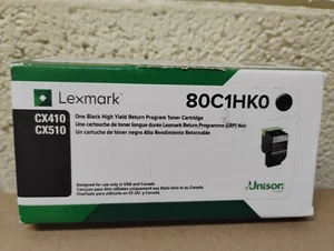 Genuine Lexmark 80C1Hk0 801Hk Return Program Toner Cartridge BLACK CX410 CX510 - Picture 1 of 2