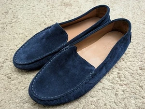 M. Gemi Felize blau Wildleder Mokassin Driving Halbschuhe Damenschuhe Größe 40,5 9,5 - Bild 1 von 6