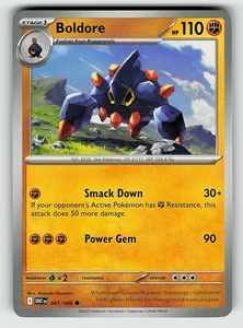 Boldore SV: White Flare Common 047/086 Normal - Picture 1 of 2