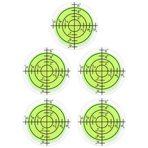 5pcs Small Level Bubble Circular Bubble Level Mini Level Small Leveler Spirit - Picture 1 of 12
