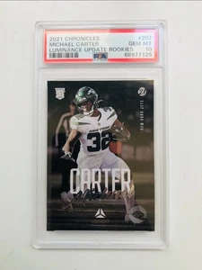 2021 Chronicles Michael Carter Luminance Update Rookies RC #207 PSA 10 GEM MINT - Bild 1 von 2