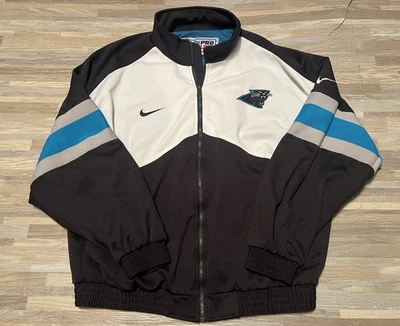 Carolina Panthers Nike Pro Line Mens Sideline Full Zip Jacket XL 100% Polyester - Image 1 of 4