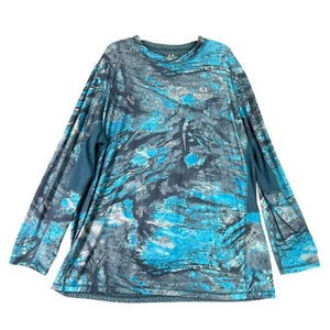 Realtree Fishing Mens 3XL Reversible Performance Shirt Outdoor Adventurecore - Picture 1 of 11