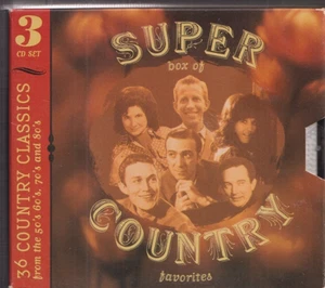 1 CENT 3xCD box Super Box of Country/Lynn Andderson, Johnny Paycheck, Donna Farg - Picture 1 of 2