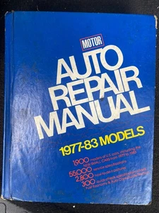 Motor Auto Repair Manual 1977-83 Models 16746 46th Edition First Printing - Picture 1 of 3