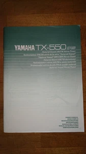 Yamaha TX-550  Bedienungsanleitung Operating Instuctions Manual - Bild 1 von 2