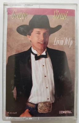 George Strait : Livin' It Up (Cassette 1990) - Image 1 of 4